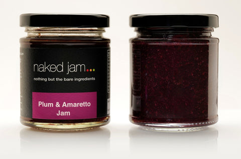 Plum & Amaretto Jam (225g) Jar - FoodFolks