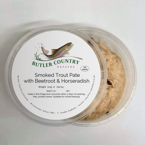 Smoked Trout Pate with Beetroot & Horseradish - FoodFolks